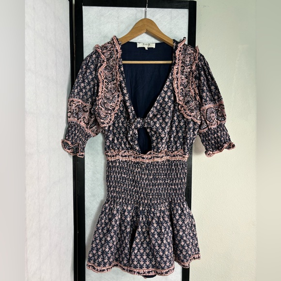 Sea New York Jasper Printed Cotton Romper - Picture 3 of 7